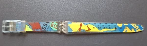 Bracelets de montre silicone Swatch fantaisie 12 mm pin up - Picture 1 of 2