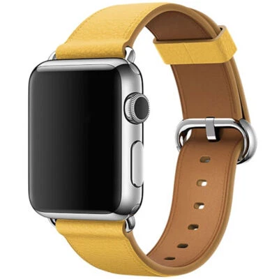 Leather Business Strap For Apple Watch Band iWatch Series 8 7 6 5 SE 38 44 45mm - Image 1 of 4