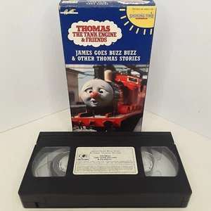 Thomas The Tank Engine & Friends James Goes Buzz Buzz VHS George Carlin - Picture 1 of 5