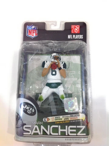 MARK SANCHEZ New York Jets WHITE JERSEY NFL Series 2 McFarlane Action Figure Cover