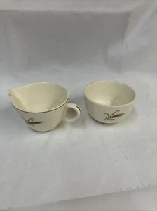 VTG ROYAL JOCI hand decorated with 24k gold sugar bowl & creamer Good Preowned - Picture 1 of 11