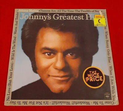 JOHNNY MATHIS / GREATIST HITS / SEALED LP / PRICE STICKERS  - Image 1 of 2