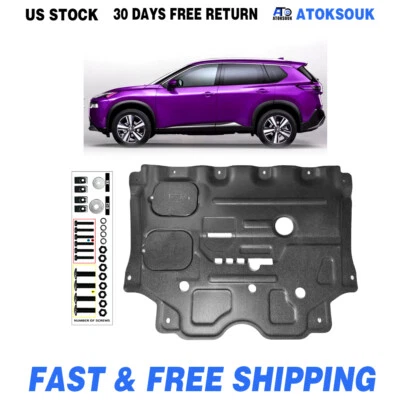 Front Skid Plate For Nissan Rogue 2022-2023 Impact Resistant Engine Guard Cover - Image 1 of 4