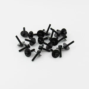 20 tornillos de montaje de lengüeta de tambor M4 x 20 mm NEGROS con lavadoras tornillos fijos (20 piezas/paquete) - Imagen 1 de 2