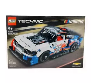 LEGO TECHNIC: Nascar NextGen Chevrolet Camaro Zl1 (42153) White & Blue Race Car - Picture 1 of 12