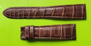 Authentic Patek Philippe Genuine Brown leather watch strap B45 21/16mm, 75+114mm - Picture 1 of 2