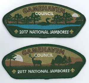 2017 USA BOY SCOUTS OF AMERICA - BSA National Scout Jamboree GAMEHAVEN JSP OF 2 - Picture 1 of 2