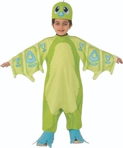 Rubies Draggles Hatchimal Green Children's Halloween Costume Size Small NEW - Picture 1 of 2