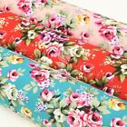 Victorian Rose Floral 100% Cotton lightweight Fabric | clothing Extra wide 147cm
