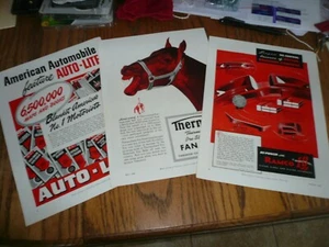 Ramco Thermoid & Auto-Lite Print Ads - Vintage - Three for One Price - Imagen 1 de 1