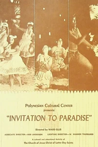 Folleto SUD Invitación al Paraíso Centro Cultural Polinesio Años 70 - Imagen 1 de 3