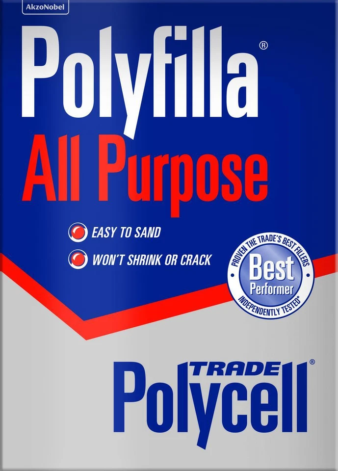 Polycell Trade All Purpose Polyfilla Powder Filler - All Sizes - Image 1 of 1