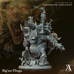 Big'un Flinga/Orc & Goblins/TTRPG/Dungeons and Dragons/Archvillain Games - Imagen 1 de 2