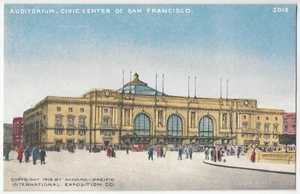 PPIE San Francisco, California - Auditorium & Civic Center - Official Expo Card - Picture 1 of 2