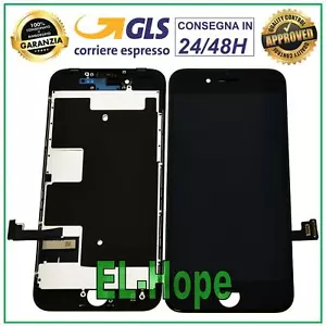 DISPLAY LCD PER APPLE IPHONE SE 2020 TOUCH SCREEN VETRO NERO PARI ORIGINALE - Foto 1 di 3