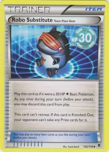 Pokemon - Robo Substitute - 102/119 - Uncommon - XY - Phantom Forces - NM - Image 1 of 1
