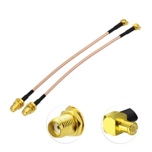 2 Stück Wlan Antennenkabel SMA Buchse auf MCX für Wireless 2,4GHz WLAN Antenne Router - Bild 1 von 5