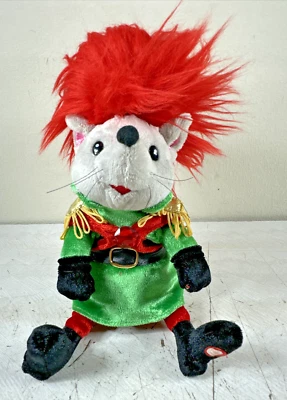 Gemmy Animated Red Mohawk Mouse Light Up Musical  2005 Non Working - Image 1 of 4