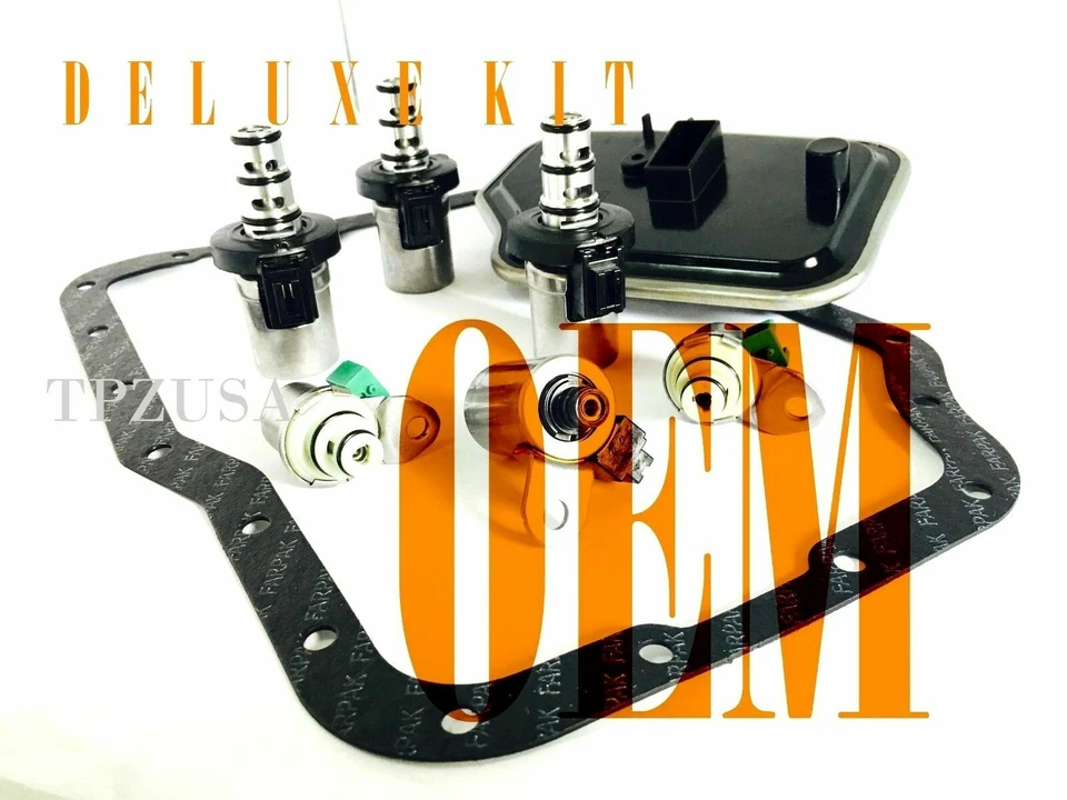 4F27E Solenoid Kit Deluxe / Filter Kit 99up Ford Fusion Mazda Protege  - Image 1 of 1