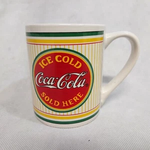 Coca Cola Coffee Mug Coca Cola Glory Days Ice Cold Coca Cola Sold Here NWT 12 oz - Picture 1 of 6