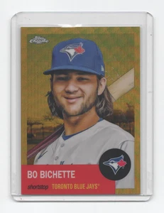 Bo Bichette 2022 Topps Chrome Platinum Gold Wave Refractor #426 (7/50) w/sleeve - Picture 1 of 2