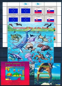 XE53510 United Nations flags wildlife animals sheets XXL MNH - Picture 1 of 1