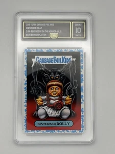 Garbage Pail Kids DISTURBED DOLLY #3b Revenge of Horror-ible Blue /99 GMA 10 💎 - Picture 1 of 4