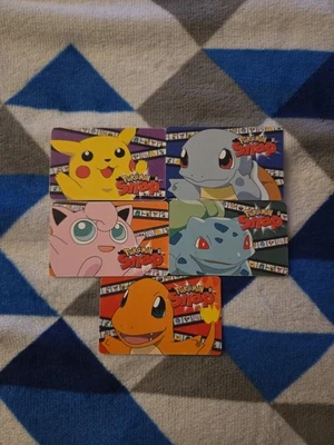Pokemon Snap five collectible card set blockbuster video chip - Image 1 of 3