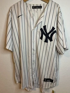 NEW YORK YANKEES 2022 HOME MLB JERSEY BASEBALL SHIRT NIKE SIZE L - Picture 1 of 8