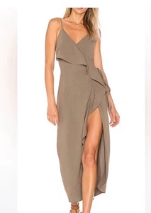 Revolve Clothing Tularosa Green Wrap Dress, Small - Picture 1 of 6