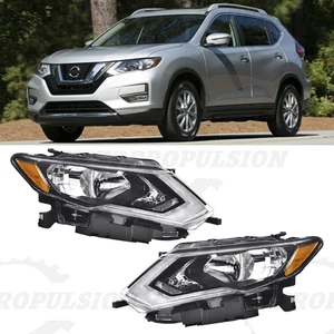 Haloge Headlight Headlamp W/LED DRL For Nissan Rogue 2017-2020 Driver Passenger - Bild 1 von 8