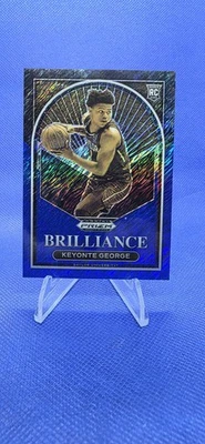 2023 Prizm draft picks Keyonte George Brilliance blue shimmer # 11/19 - Image 1 of 4
