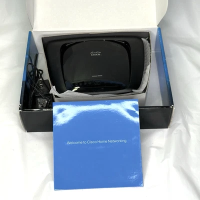 Cisco Linksys E1000 Wireless N Router 300 Mbps — Working + Pwr Adapter - Image 1 of 4