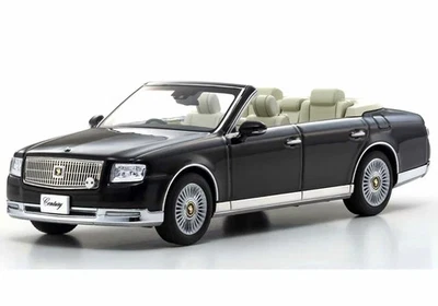 Kyosho 1/43 Toyota Century Open Car Negro JDM Royal Parade KS03905BK - Imagen 1 de 3