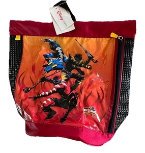 Power Rangers Dino Thunder Back Pack Mesh Bag With Tag Tote - Picture 1 of 10