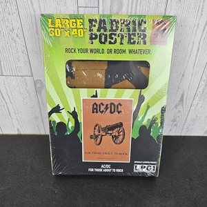 AC/DC Band Musik Album For Those About To Rock Logo Stoff Poster Flagge 30"x40" - Bild 1 von 7