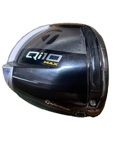 TaylorMade Qi10 MAX 10.5° Driver Head Only RH + Headcover Golf Club - Picture 1 of 7