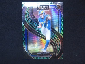 2024 Select NFL DRAGON SCALE - Joshua Karty - PRIZM - Premier Lv - #'d /81 RAMS - Bild 1 von 3