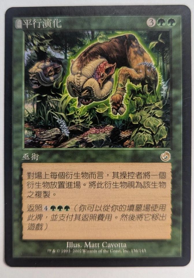 Magic Mtg Chinese Torment Parallel Evolution   near mint - Image 1 of 1