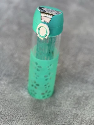 Botella de agua Infusor 16 oz tapa emergente infusor de agua envoltura de silicona #208 Foto 1 de 4