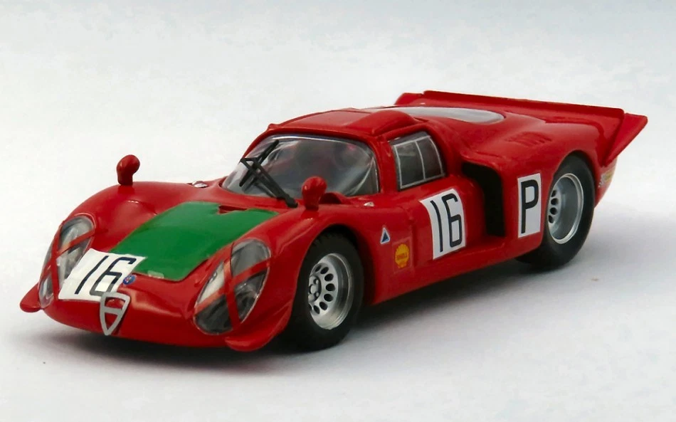 BEST MODEL BT9402-2 ALFA ROMEO T33/2 N.16 1000 KM NURBURGRING 1968 GALLI-GIUNTI  - Immagine 1 di 1