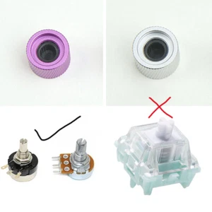 Mechanical Keyboard Knob Replacement Adapter Metal Volume Adjustable Swit-mx - Photo 1/32