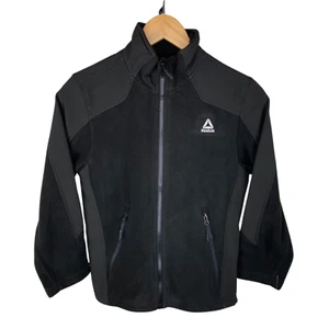 Chaqueta Reebok Soft Shell Cremallera Completa Ligera Negra Activa Juvenil Talla 8 - Imagen 1 de 7
