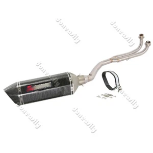 Slip on for Yamaha TMAX 500 2001-2007 Exhaust Tips DB Killer Front Link Pipe 2" - Picture 1 of 13