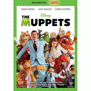 The Muppets - Walt Disney Pictures Presents - Jason Segel Amy Adams DVD ONLY - Picture 1 of 2