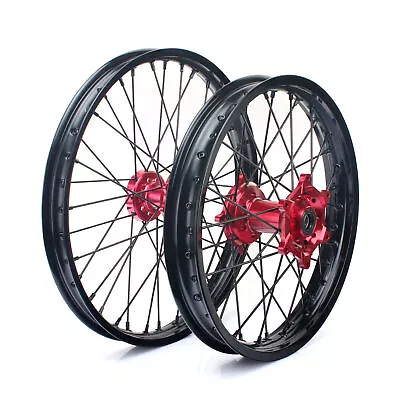 For Honda 21" Front 18" Rear CNC Spoked Wheels Rim Set XR650L 1993-2024 XR 650 L - Image 1 of 4