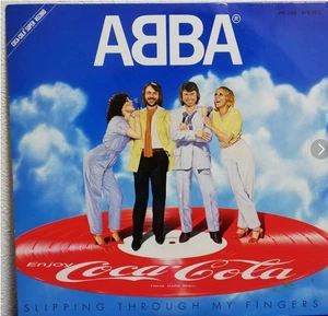 ABBA Slipping Through My Fingers 12 inches Record LP Coca-Cola Logo - Picture 1 of 24