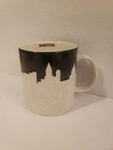 Starbucks Mug Cup Boston City Skyline 3D Relief Coffee Tea 2012 Collector Series - Picture 1 of 17