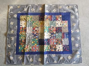 VINTAGE PATCHWORK QUILT / THROW - Picture 1 of 9