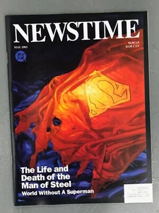 Newstime The Life and Death of the Man of Steel (1993) Superman DC Magazine - Picture 1 of 3